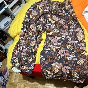 Floral Patterned Pants